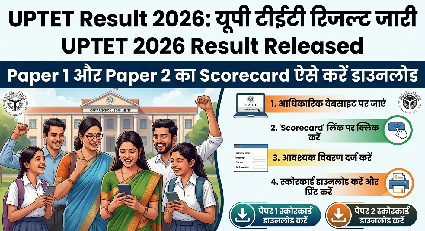 UPTET Result 2026
