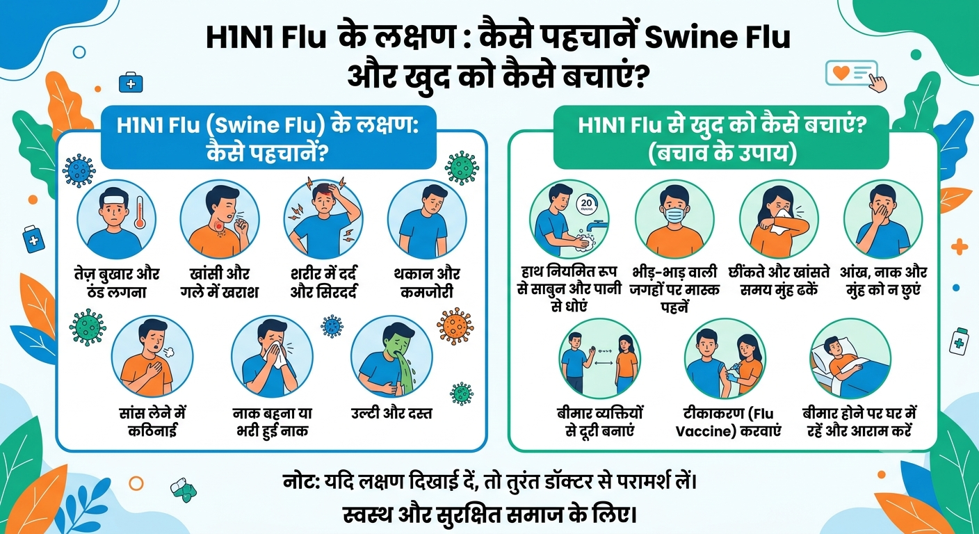H1N1 Flu के लक्षण