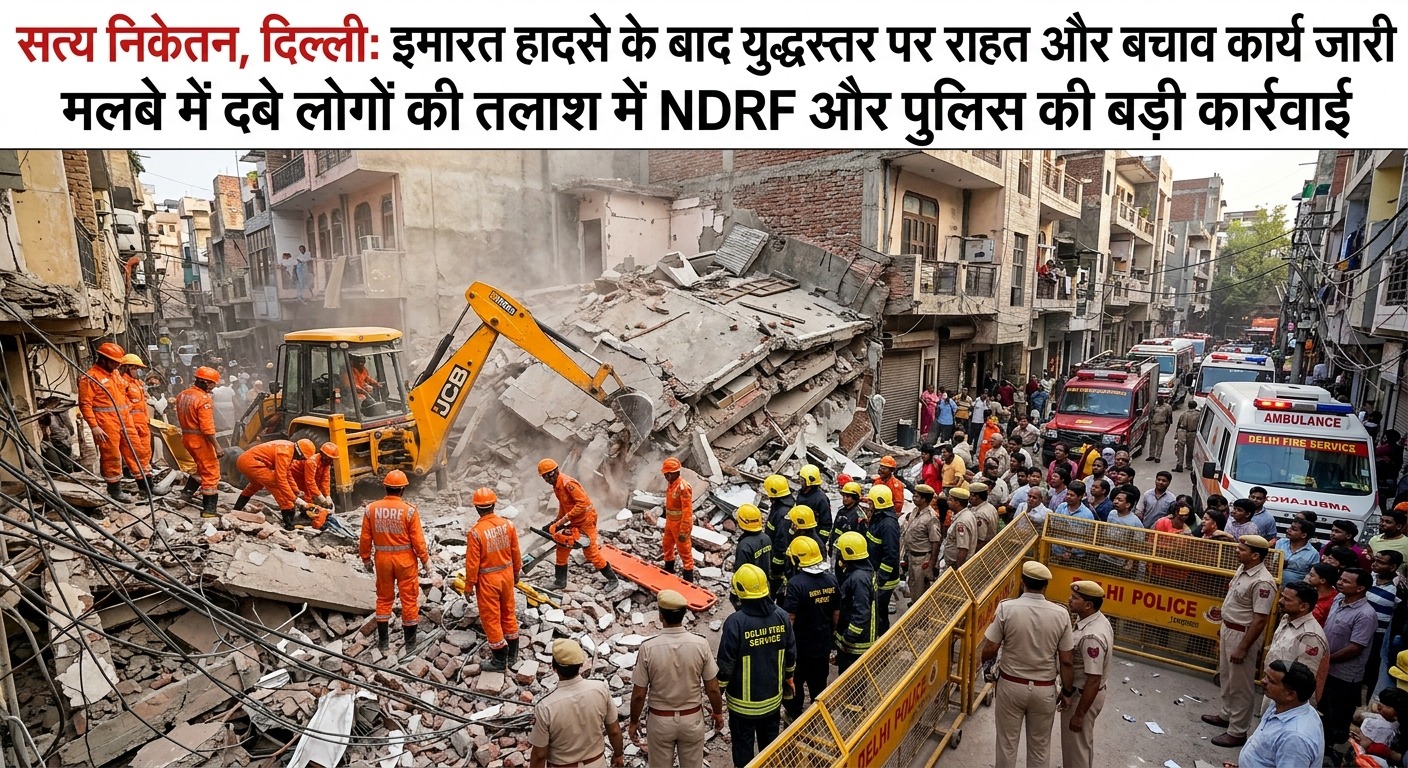 Satya Niketan Building Collapse