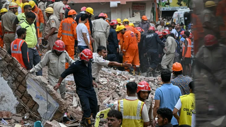 Delhi Building Collapse 2026